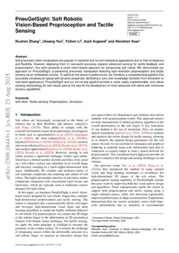 PneuGelSight: Soft Robotic Vision-Based Proprioception and Tactile Sensing