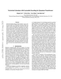 Vectorized Attention with Learnable Encoding for Quantum Transformer