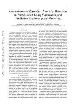Context-Aware Zero-Shot Anomaly Detection in Surveillance Using Contrastive and Predictive Spatiotemporal Modeling
