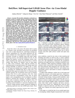 DoGFlow: Self-Supervised LiDAR Scene Flow via Cross-Modal Doppler Guidance