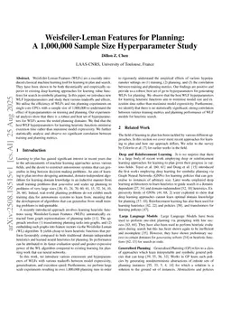 Weisfeiler-Leman Features for Planning: A 1,000,000 Sample Size Hyperparameter Study