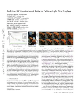 Real-time 3D Visualization of Radiance Fields on Light Field Displays