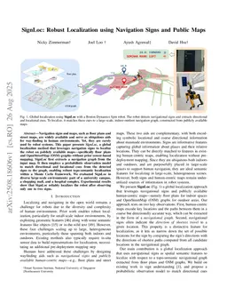 SignLoc: Robust Localization using Navigation Signs and Public Maps