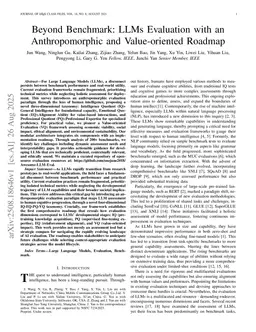 Beyond Benchmark: LLMs Evaluation with an Anthropomorphic and Value-oriented Roadmap