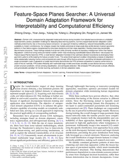 Feature-Space Planes Searcher: A Universal Domain Adaptation Framework for Interpretability and Computational Efficiency