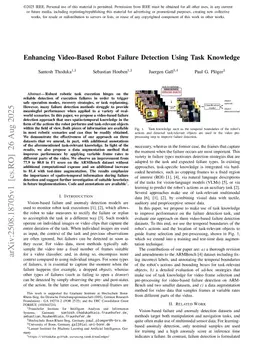 Enhancing Video-Based Robot Failure Detection Using Task Knowledge