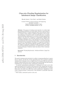 Class-wise Flooding Regularization for Imbalanced Image Classification