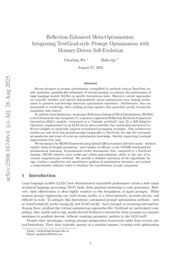 Reflection-Enhanced Meta-Optimization Integrating TextGrad-style Prompt Optimization with Memory-Driven Self-Evolution
