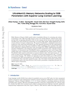 UltraMemV2: Memory Networks Scaling to 120B Parameters with Superior Long-Context Learning