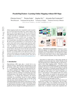 PseudoMapTrainer: Learning Online Mapping without HD Maps
