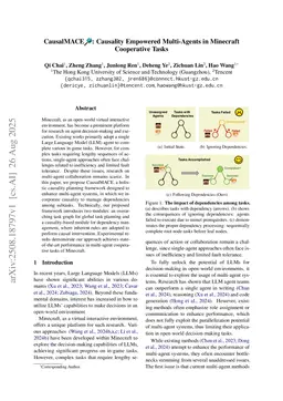 CausalMACE: Causality Empowered Multi-Agents in Minecraft Cooperative Tasks
