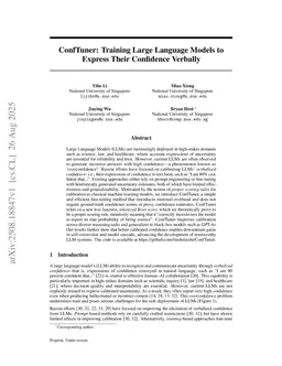 ConfTuner: Training Large Language Models to Express Their Confidence Verbally