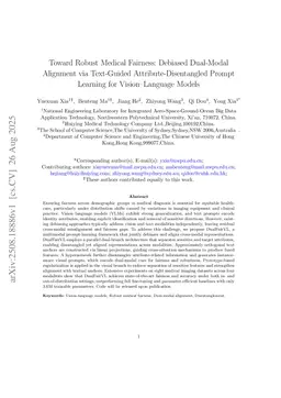 Toward Robust Medical Fairness: Debiased Dual-Modal Alignment via Text-Guided Attribute-Disentangled Prompt Learning for Vision-Language Models