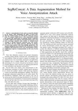 SegReConcat: A Data Augmentation Method for Voice Anonymization Attack