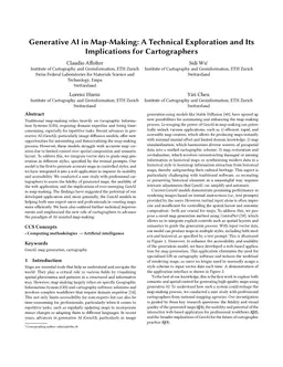 Generative AI in Map-Making: A Technical Exploration and Its Implications for Cartographers