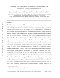RoofSeg: An edge-aware transformer-based network for end-to-end roof plane segmentation