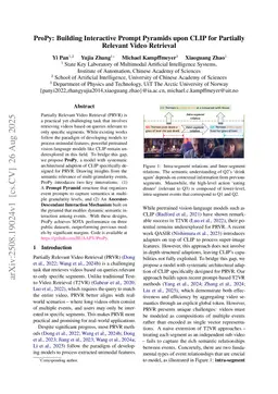 ProPy: Building Interactive Prompt Pyramids upon CLIP for Partially Relevant Video Retrieval