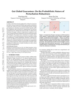 Get Global Guarantees: On the Probabilistic Nature of Perturbation Robustness