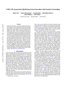 LSD-3D: Large-Scale 3D Driving Scene Generation with Geometry Grounding