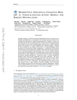 MemoryVLA: Perceptual-Cognitive Memory in Vision-Language-Action Models for Robotic Manipulation