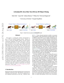 Articulate3D: Zero-Shot Text-Driven 3D Object Posing