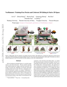 VoxHammer: Training-Free Precise and Coherent 3D Editing in Native 3D Space