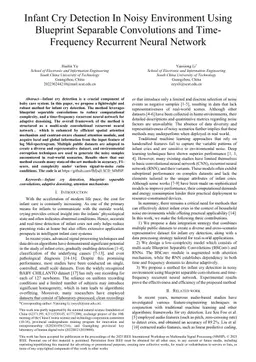 Infant Cry Detection In Noisy Environment Using Blueprint Separable Convolutions and Time-Frequency Recurrent Neural Network