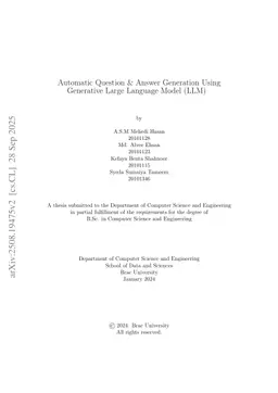 Automatic Question & Answer Generation Using Generative Large Language Model (LLM)