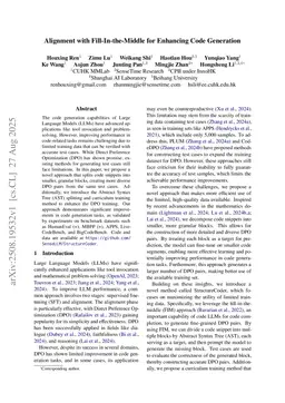 Alignment with Fill-In-the-Middle for Enhancing Code Generation
