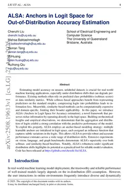 ALSA: Anchors in Logit Space for Out-of-Distribution Accuracy Estimation