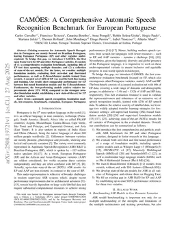 CAMÕES: A Comprehensive Automatic Speech Recognition Benchmark for European Portuguese