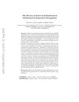 The Return of Structural Handwritten Mathematical Expression Recognition