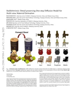 StableIntrinsic: Detail-preserving One-step Diffusion Model for Multi-view Material Estimation