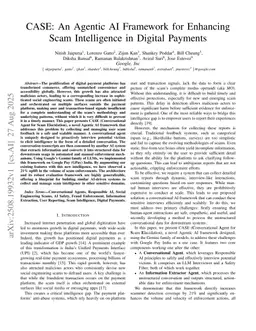 CASE: An Agentic AI Framework for Enhancing Scam Intelligence in Digital Payments