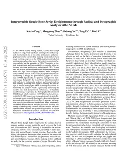 Interpretable Oracle Bone Script Decipherment through Radical and Pictographic Analysis with LVLMs