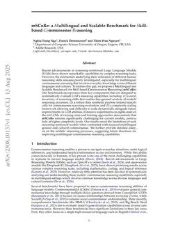 mSCoRe: a $M$ultilingual and Scalable Benchmark for $S$kill-based $Co$mmonsense $Re$asoning