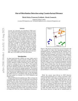 Out-of-Distribution Detection using Counterfactual Distance