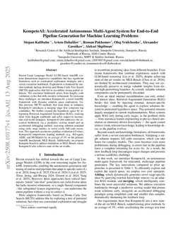 KompeteAI: Accelerated Autonomous Multi-Agent System for End-to-End Pipeline Generation for Machine Learning Problems