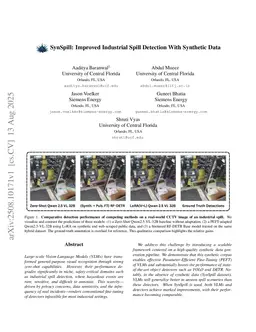 SynSpill: Improved Industrial Spill Detection With Synthetic Data