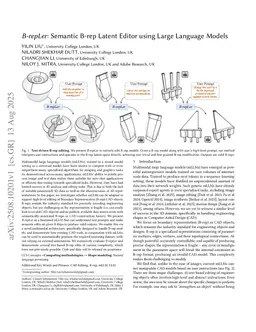 B-repLer: Language-guided Editing of CAD Models