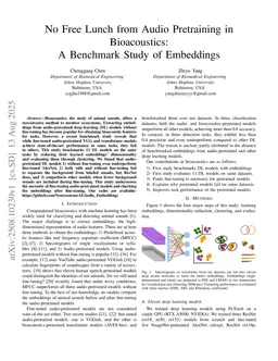 No Free Lunch from Audio Pretraining in Bioacoustics: A Benchmark Study of Embeddings
