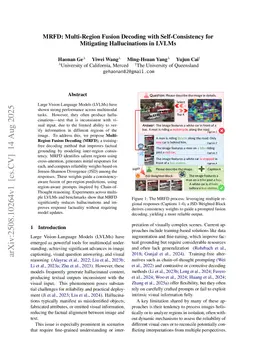 MRFD: Multi-Region Fusion Decoding with Self-Consistency for Mitigating Hallucinations in LVLMs