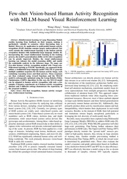 Few-shot Vision-based Human Activity Recognition with MLLM-based Visual Reinforcement Learning