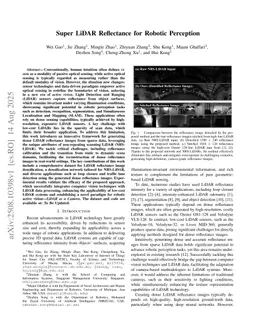 Super LiDAR Intensity for Robotic Perception