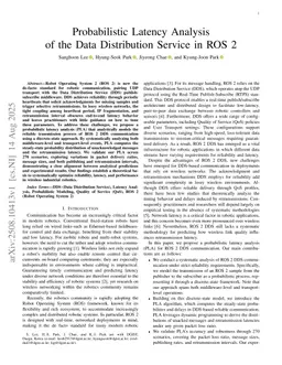 Probabilistic Latency Analysis of the Data Distribution Service in ROS 2