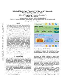 A Unified Multi-Agent Framework for Universal Multimodal Understanding and Generation