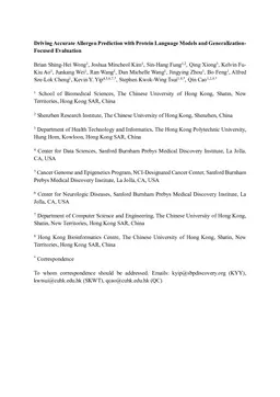 Driving Accurate Allergen Prediction with Protein Language Models and Generalization-Focused Evaluation