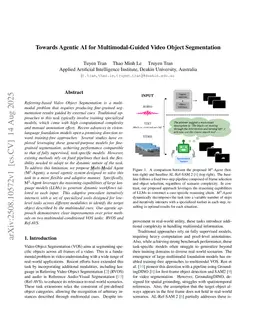Towards Agentic AI for Multimodal-Guided Video Object Segmentation