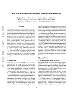 Fourier-Guided Attention Upsampling for Image Super-Resolution