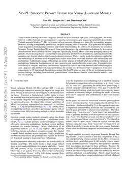 SemPT: Semantic Prompt Tuning for Vision-Language Models